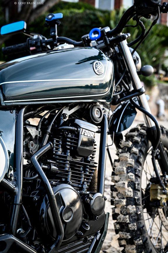 Yamaha motorcycle upgraded by TNK24 Motorcycles